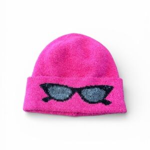 Anthropologie Beanie with Sunglasses Design